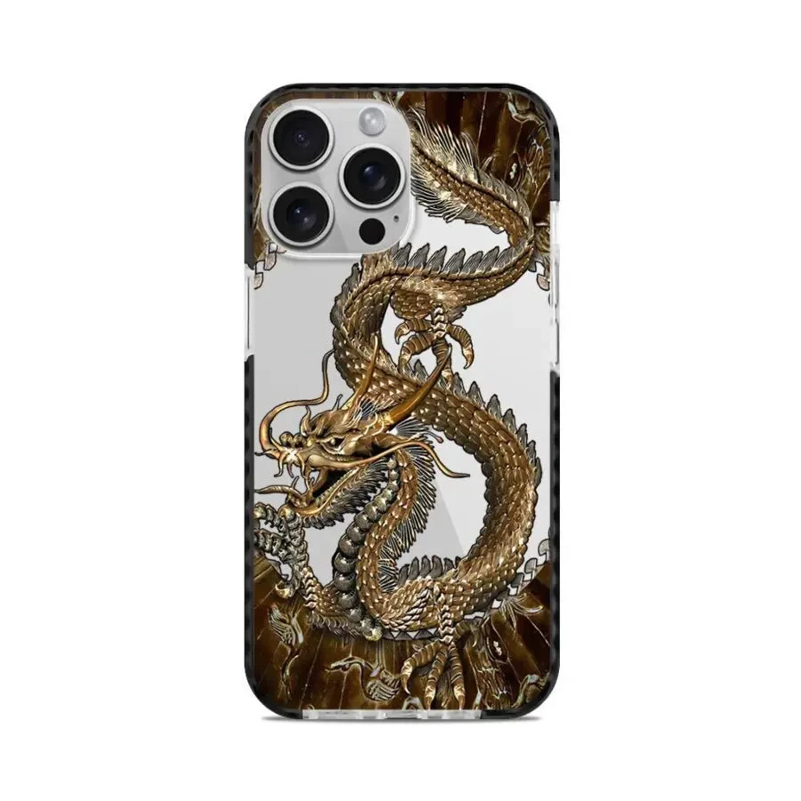ЧОХОЛ ДЛЯ IPHONE ЗОЛОТИЙ ДРАКОН ПЕЧЕРА 3
