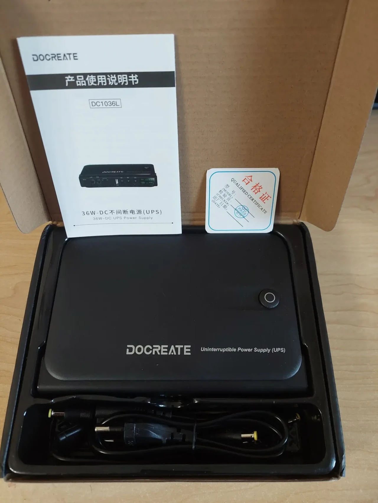 ДБЖ DOCREATE DC1036L, 36 W 2
