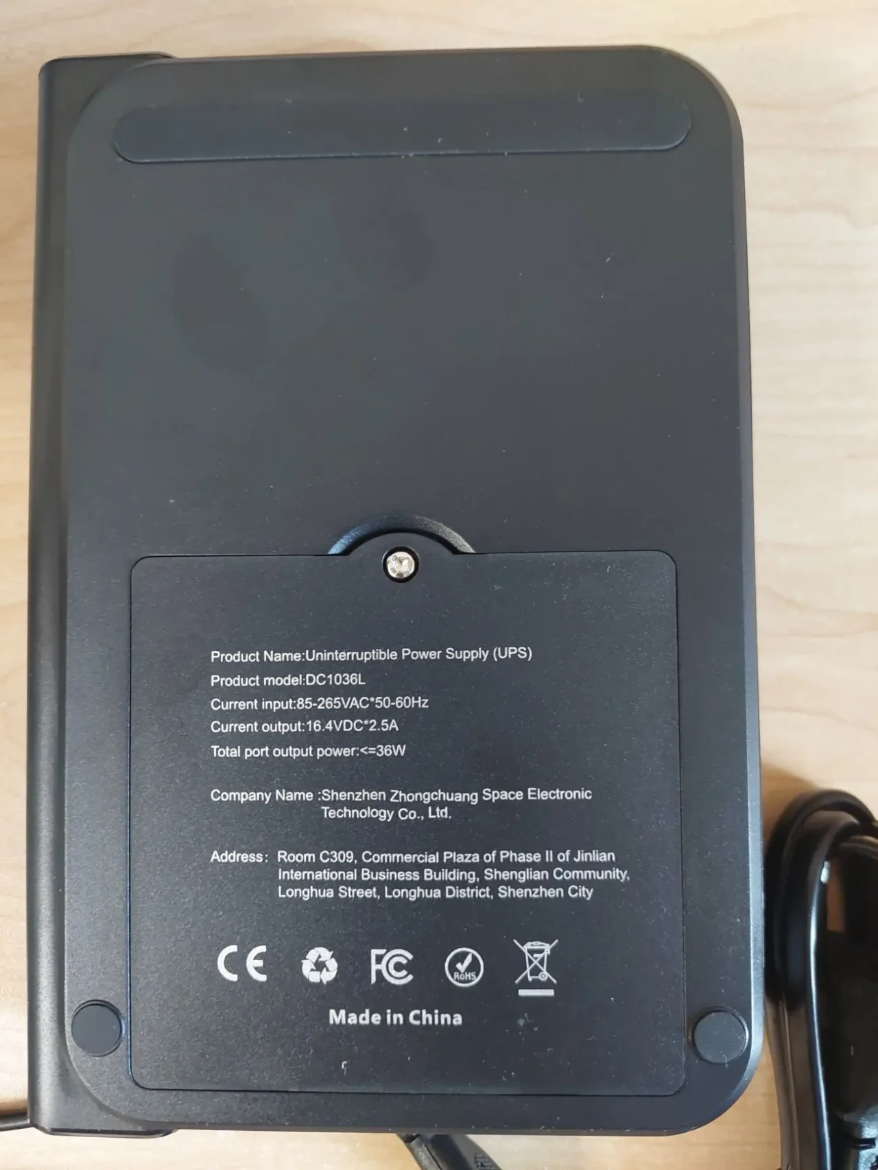 ДБЖ DOCREATE DC1036L, 36 W 5