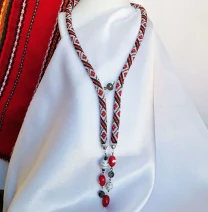 Прикраса із бісеру джгут-ларіат Добра доля