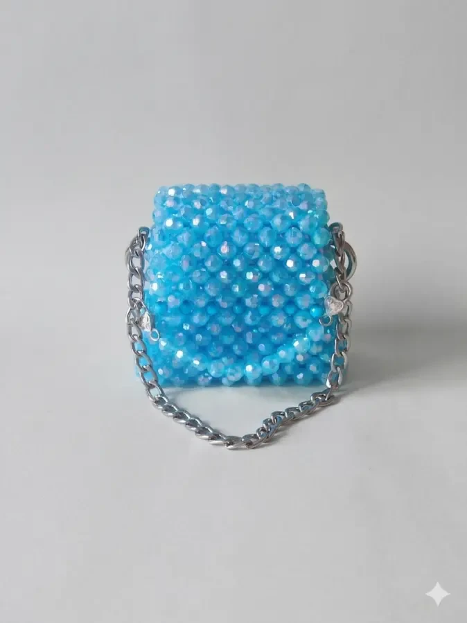 Crystal Sky Bead Bag  Твоя ідеальна блакитна хмаринка