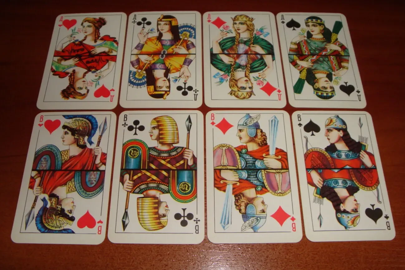 Игральные карты Исторические /КЦП/, 1991 г.