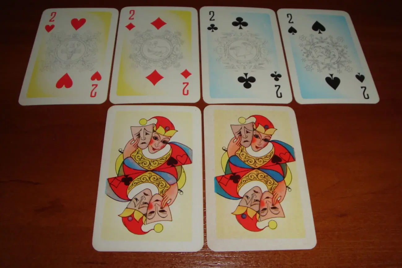 Игральные карты Времена года, 1996 г. 5