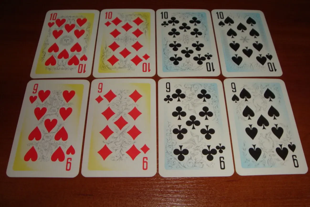 Игральные карты Времена года, 1996 г. 4