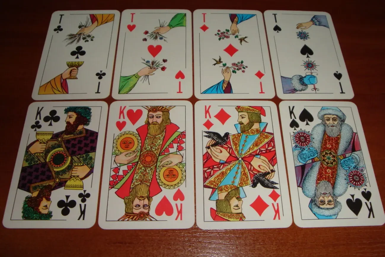 Игральные карты Времена года, 1996 г. 2