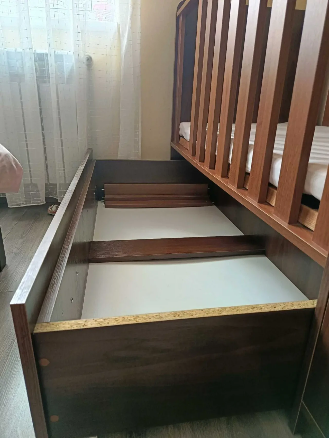 Супер-ліжко для двійнят 3-в-1: два ліжечка + комод-пеленатор (Черкаси) 7