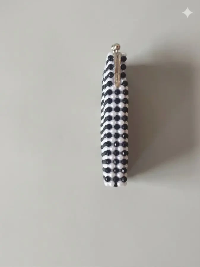 Сяйво та Елегантність Перлинна сумка ручної роботи у стилі Шахівниця 7