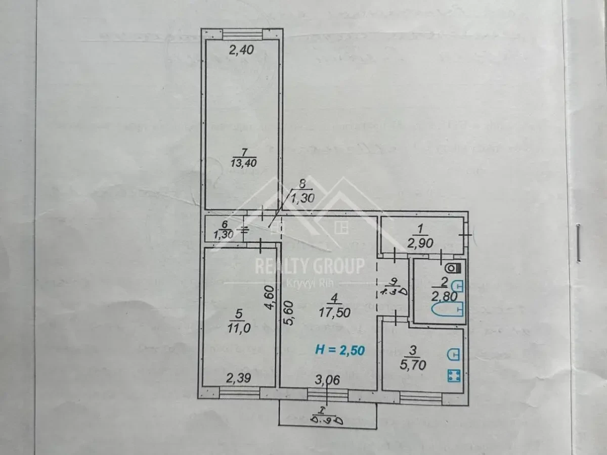 Продаж 3-кімнатної квартири в районі Готелю Київ 9