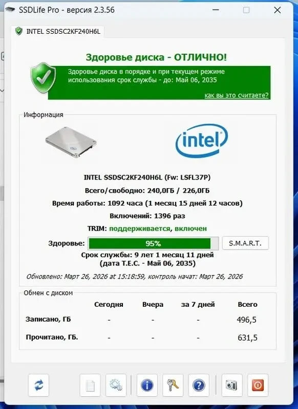 Ноутбук Lenovo ThinkPad T560 Сенсорный 8