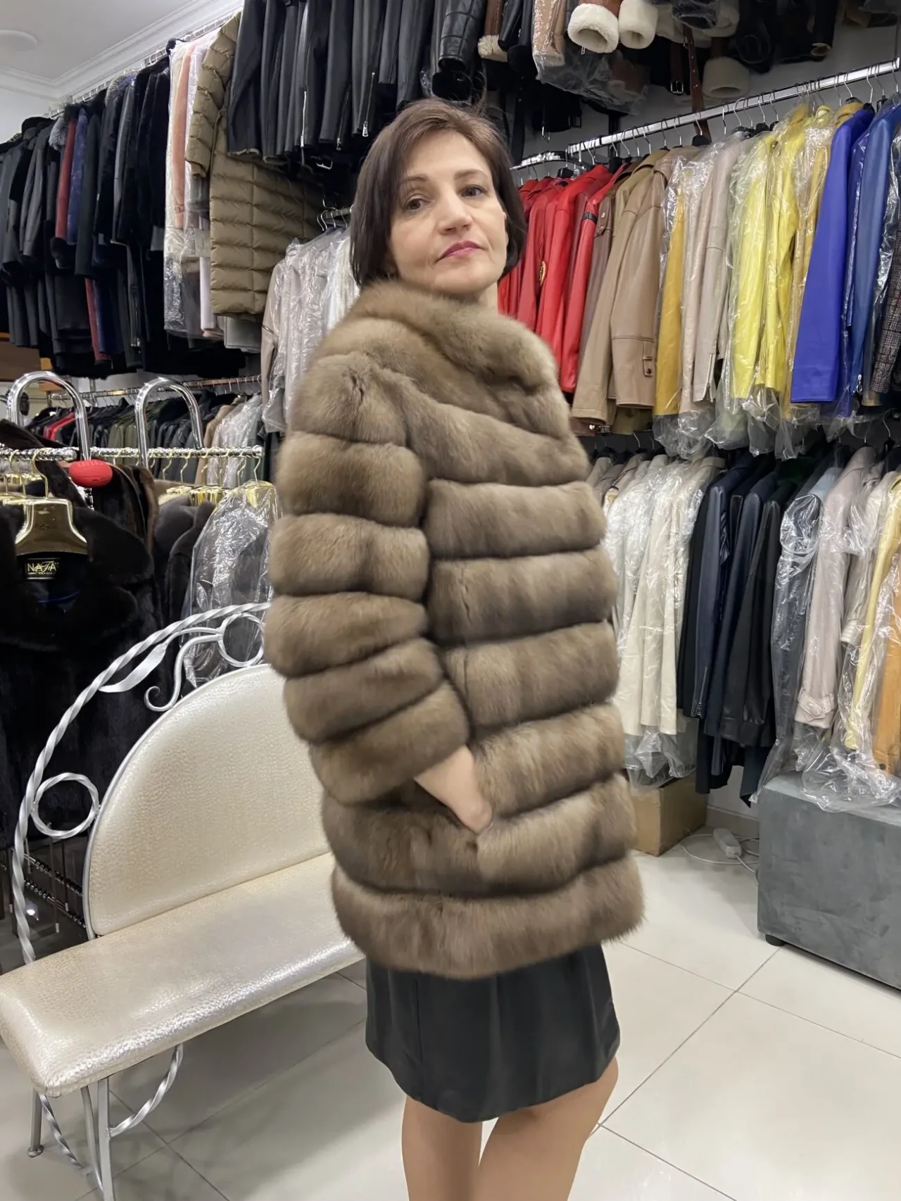 Шуба соболь,шикарна,тортора 3