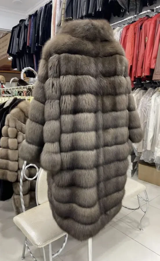 Шикарна шуба соболь темна 2