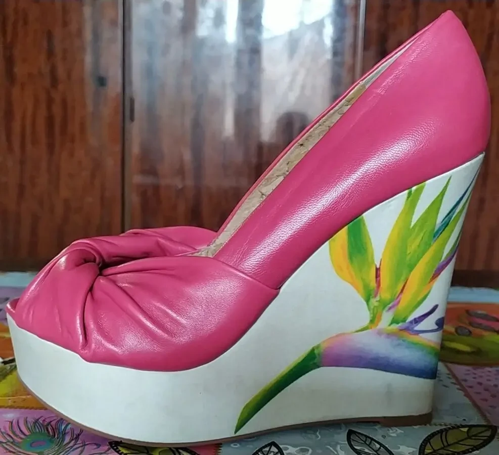 Туфли на танкетке NINE WEST