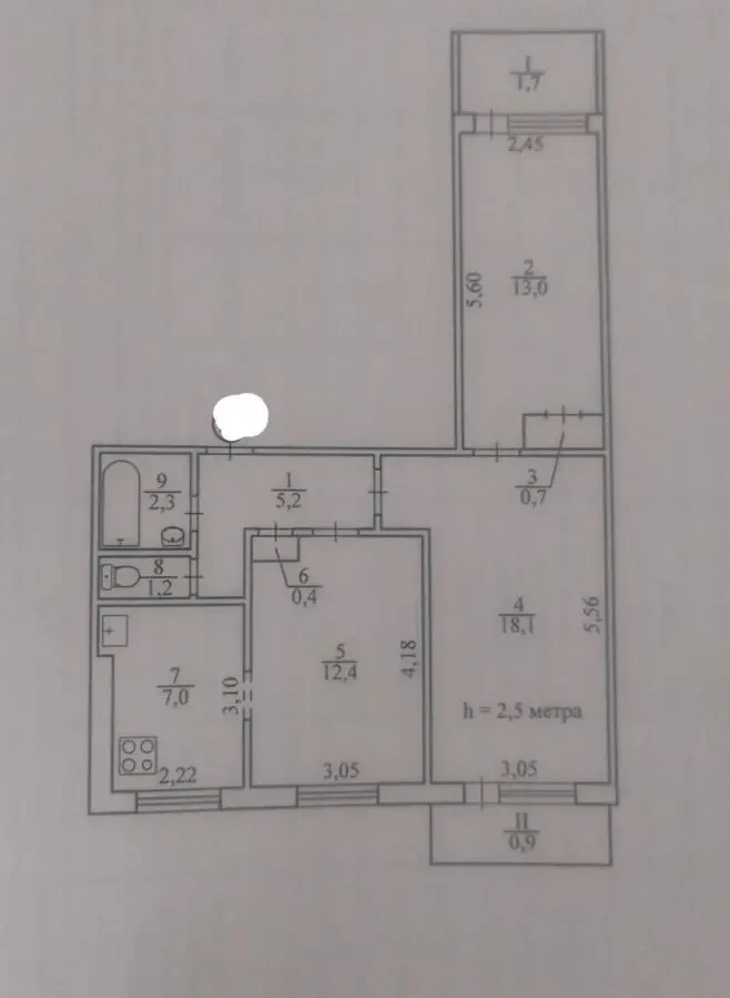 Продаж 3-х кімнатної квартири. Вулиця Олексія Різниченка. 9