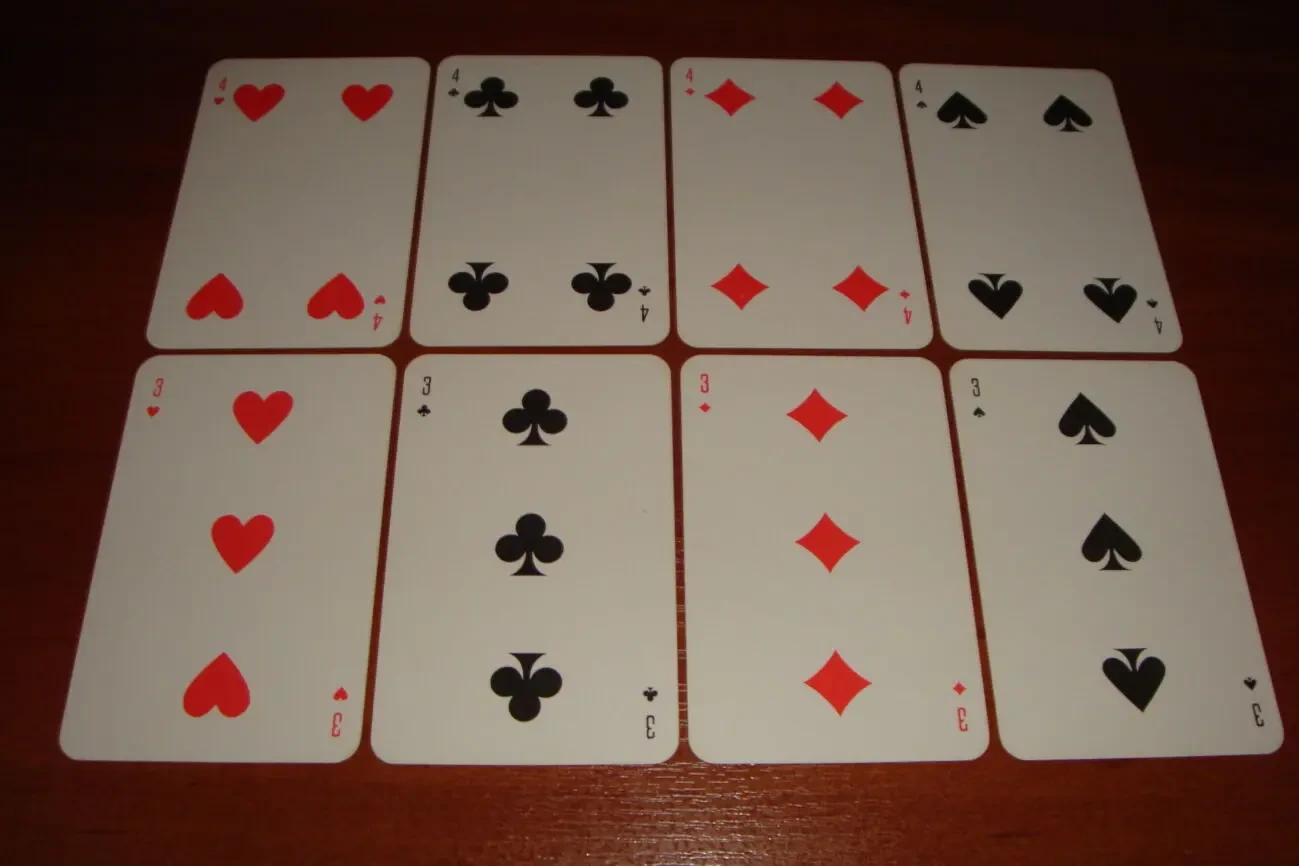 Игральные карты Времена года, 1979 г., первоначальные 7