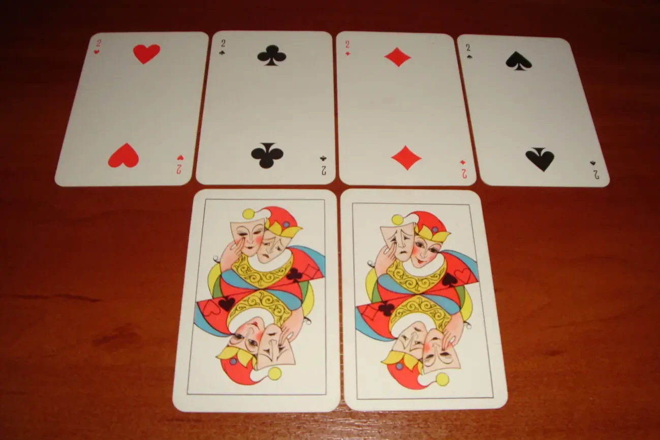 Игральные карты Времена года, 1979 г., первоначальные 8