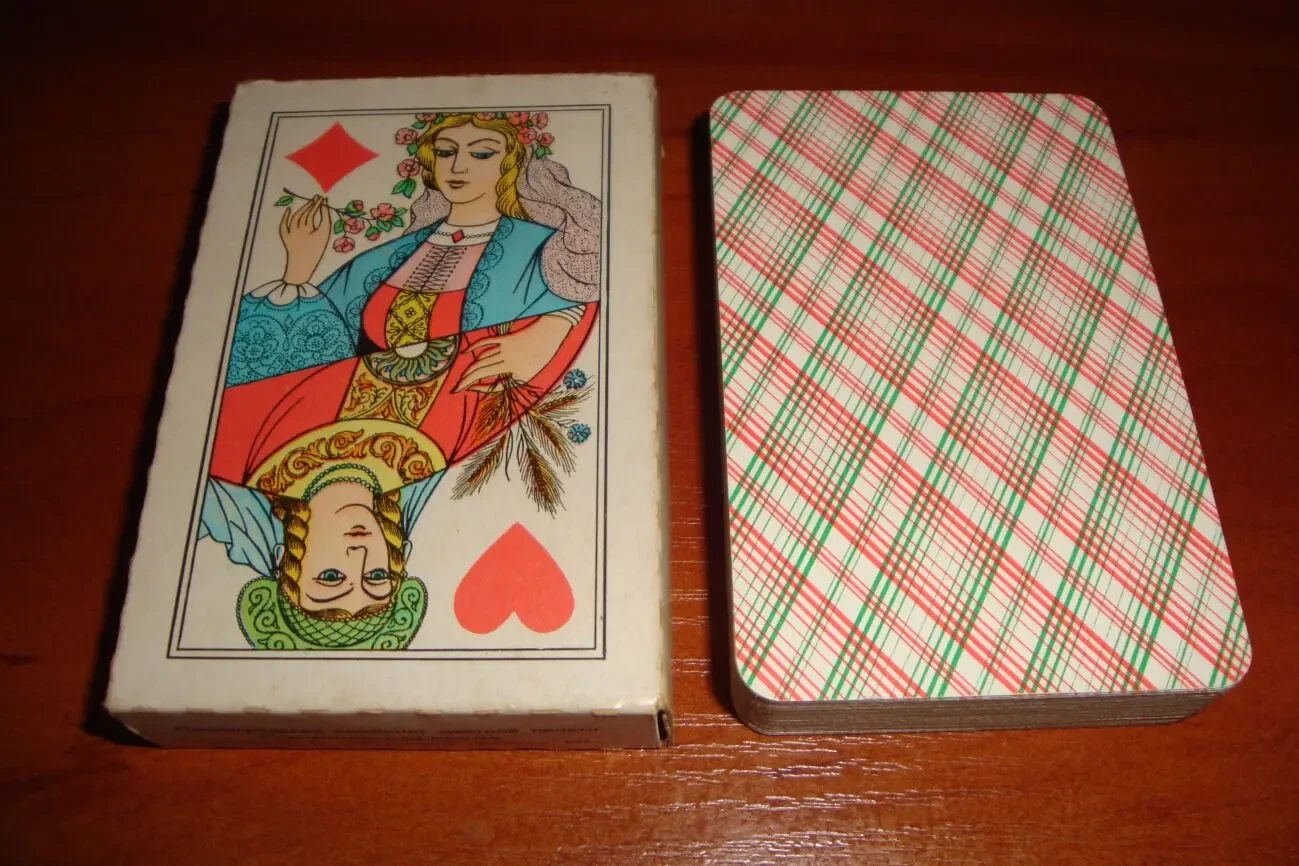 Игральные карты Времена года, 1979 г., первоначальные