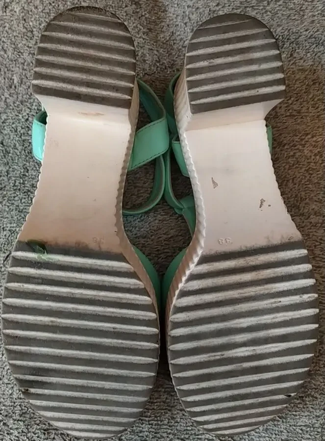 Босоножки на тракторной подошве 4