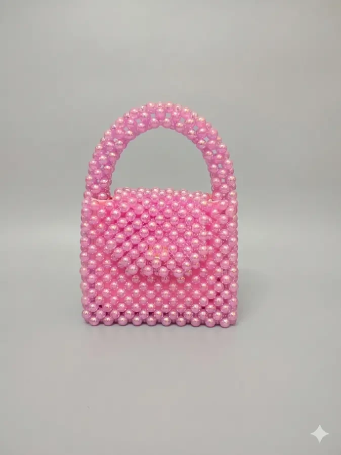 Твій перламутровий десерт сумочка ручної роботи Candy Pink