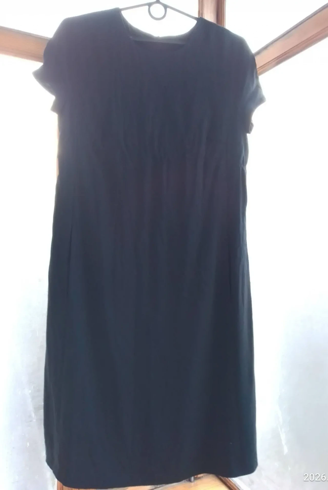 Черное платье 10 с м до коле тонкое легкое на подкладке, молнии Escada 7