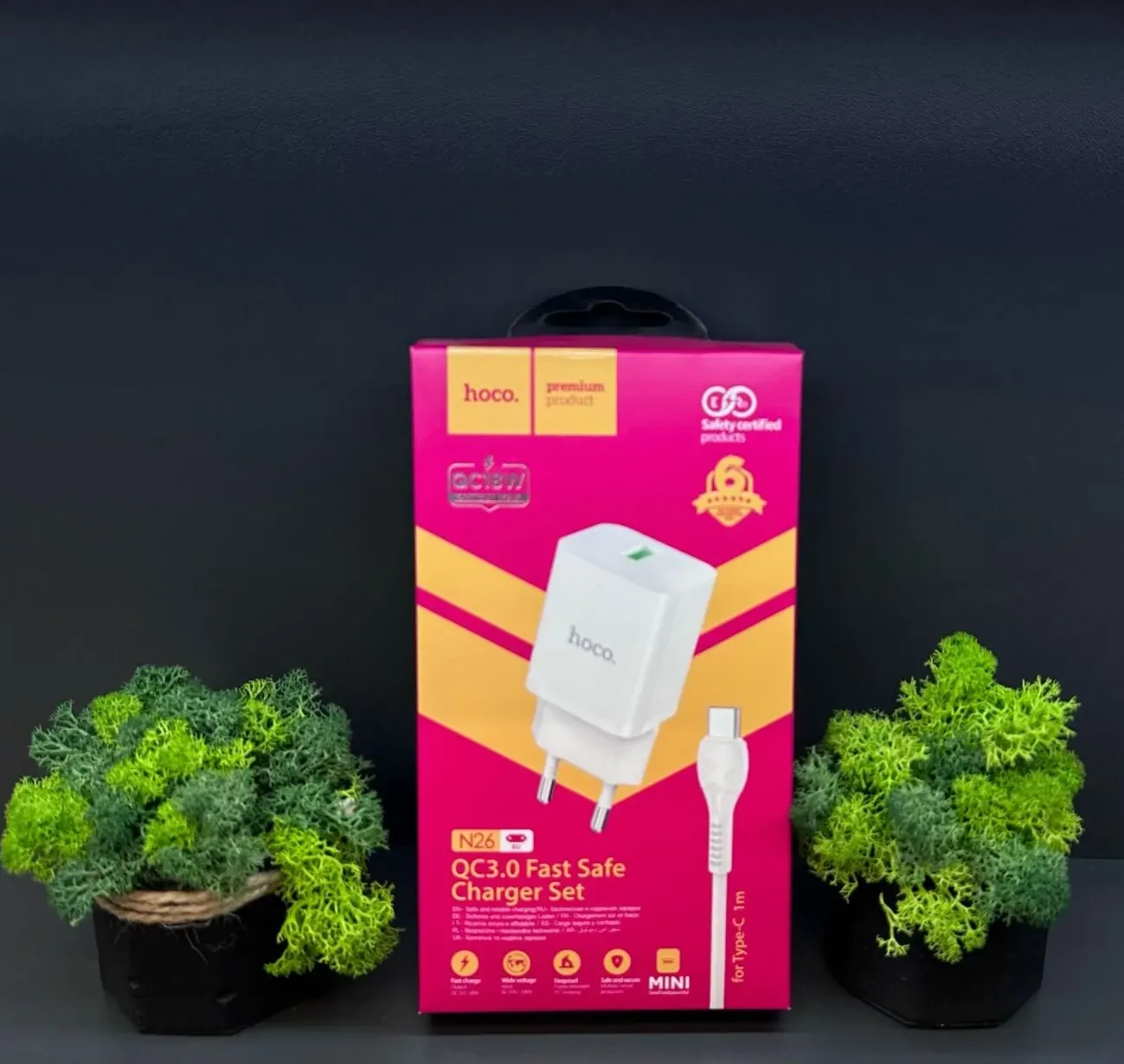 Швидкі зарядні пристрої Hoco, LDNIO, Tornado — QC3.0 / PD 20W 5