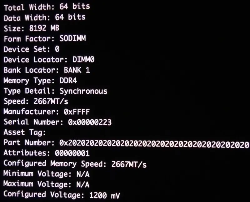 OffTek jedec ram 260pin dram 8gb ddr4 2666mts so-dimm 1.200mv 1Rx8 pc4 8