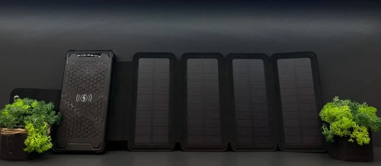 Powerbank HEKO Solar Pulse 10000 mAh  Сонячна зарядка  Туристичний