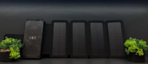 Powerbank HEKO Solar Pulse 10000 mAh  Сонячна зарядка  Туристичний