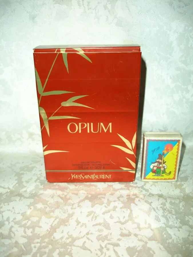 УПАКОВКА/коробка для OPIUM від Yves Saint Laurent.Eau de Toilette. 2