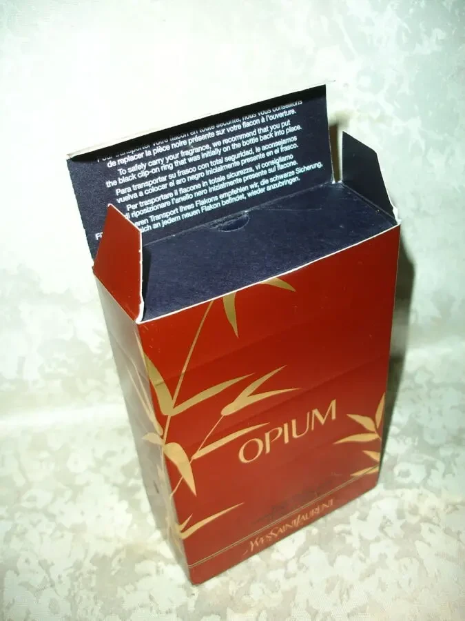 УПАКОВКА/коробка для OPIUM від Yves Saint Laurent.Eau de Toilette. 6