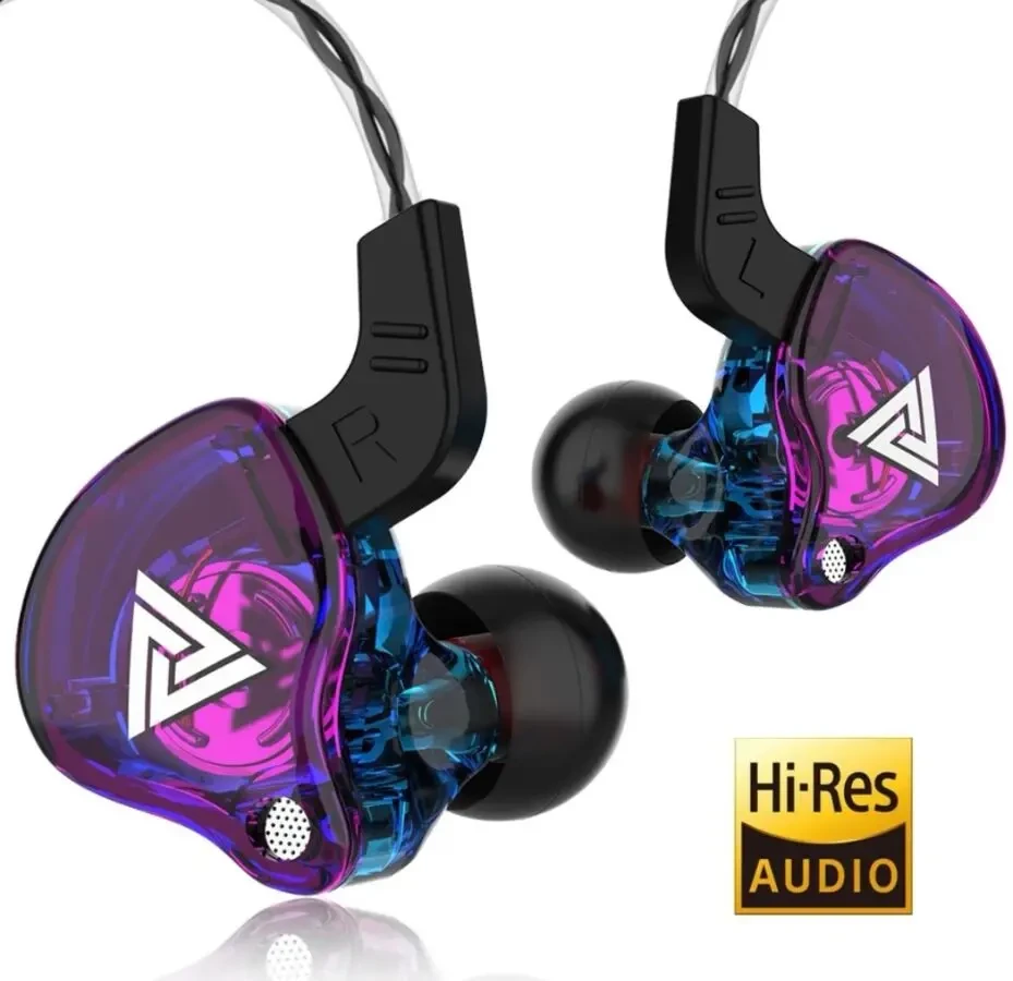 Проводные HiFi наушники QKZ AK6 с шумиподавлениемеспроводные наушнБе 3