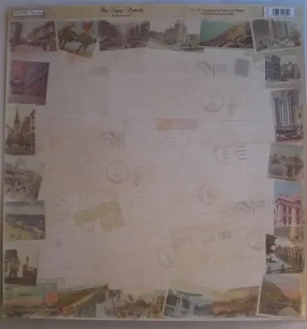 Лист 30 см картон дизайнерский циферблат, пленка, карты, велосипед 2