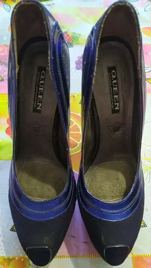 Туфли синие QUEEN 2