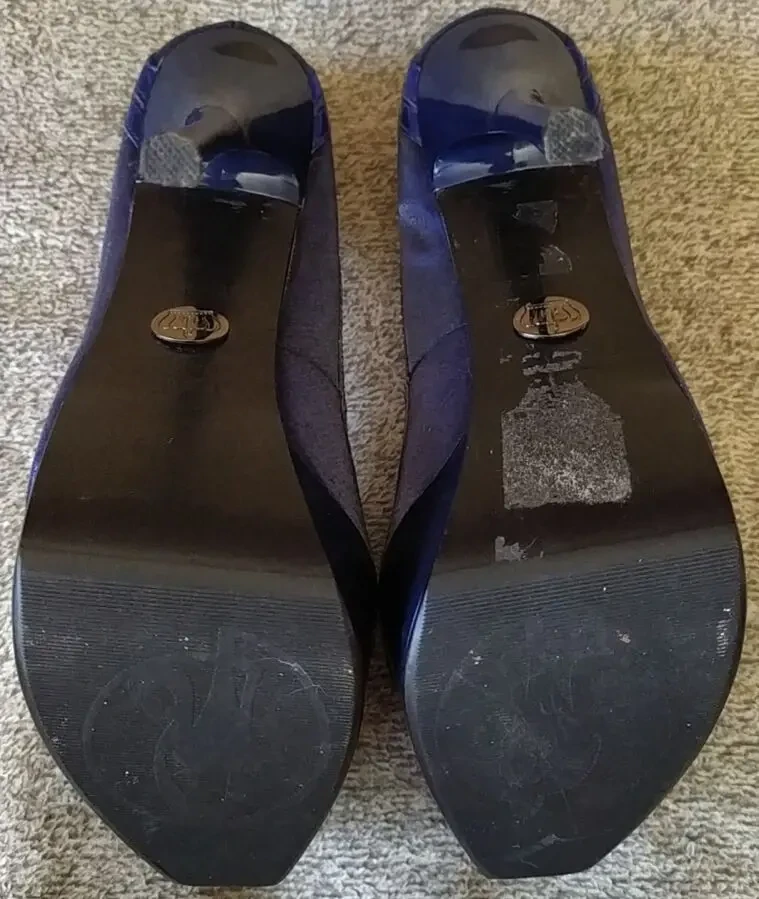 Туфли синие QUEEN 4