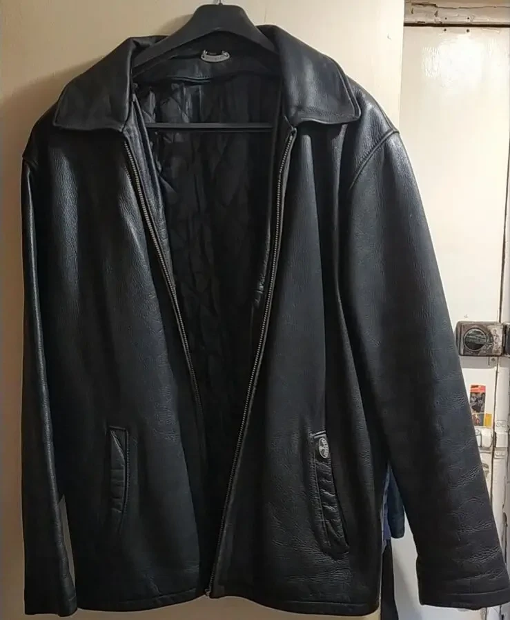 Куртка кожаная мужская (под ремонт)