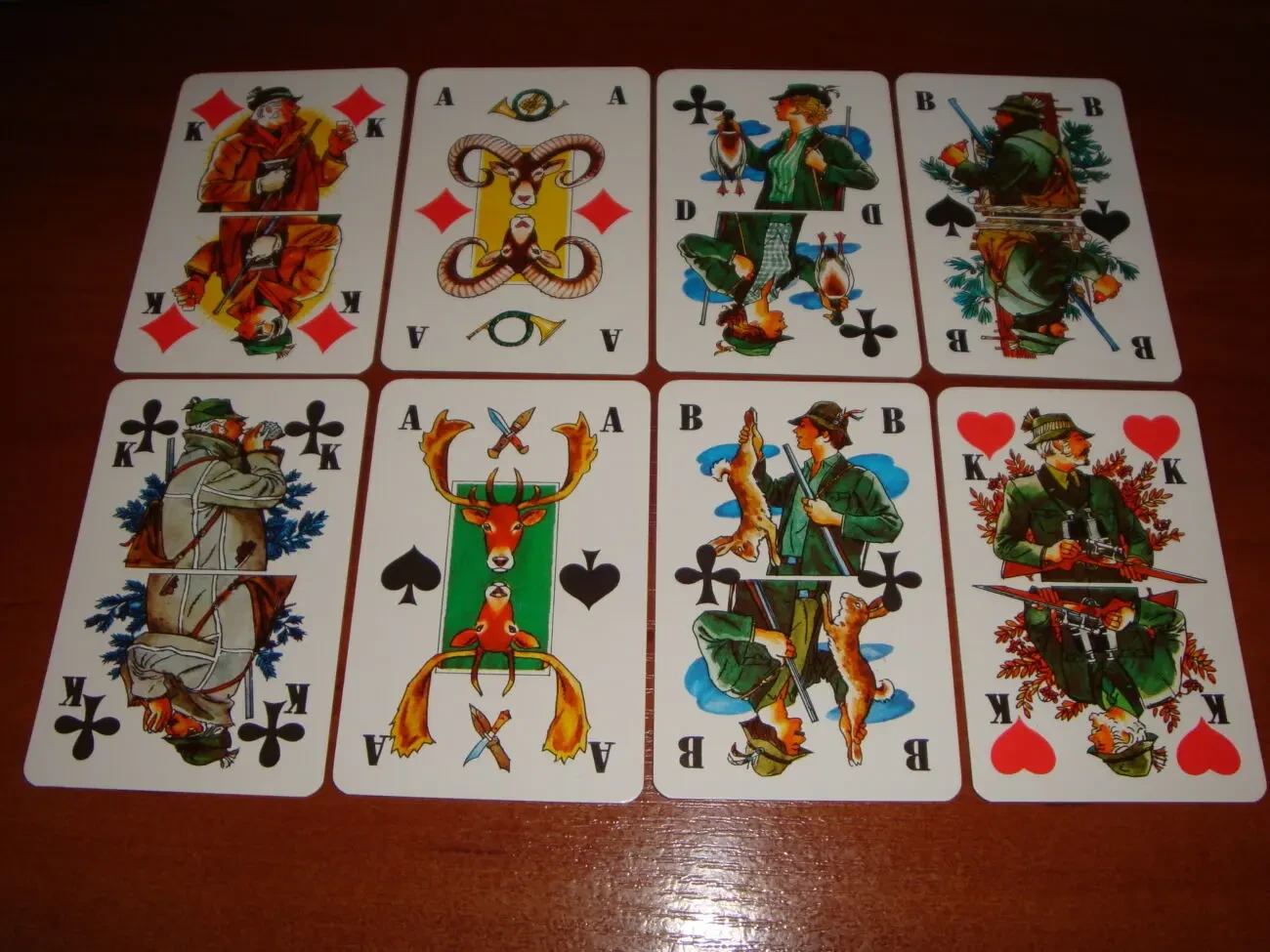 Игральные карты Охотничьи мотивы, 1982 г.