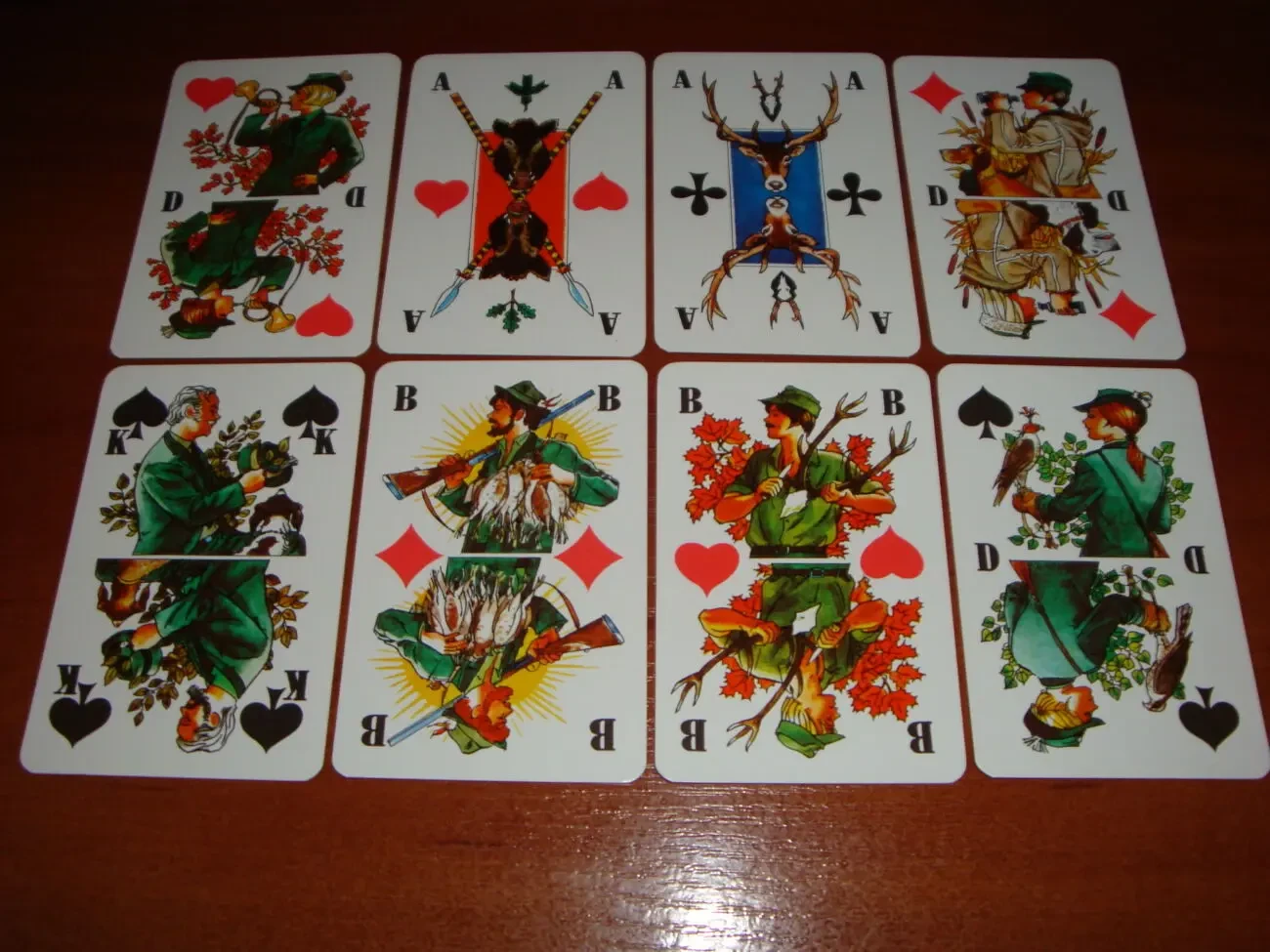 Игральные карты Охотничьи мотивы, 1982 г. 2