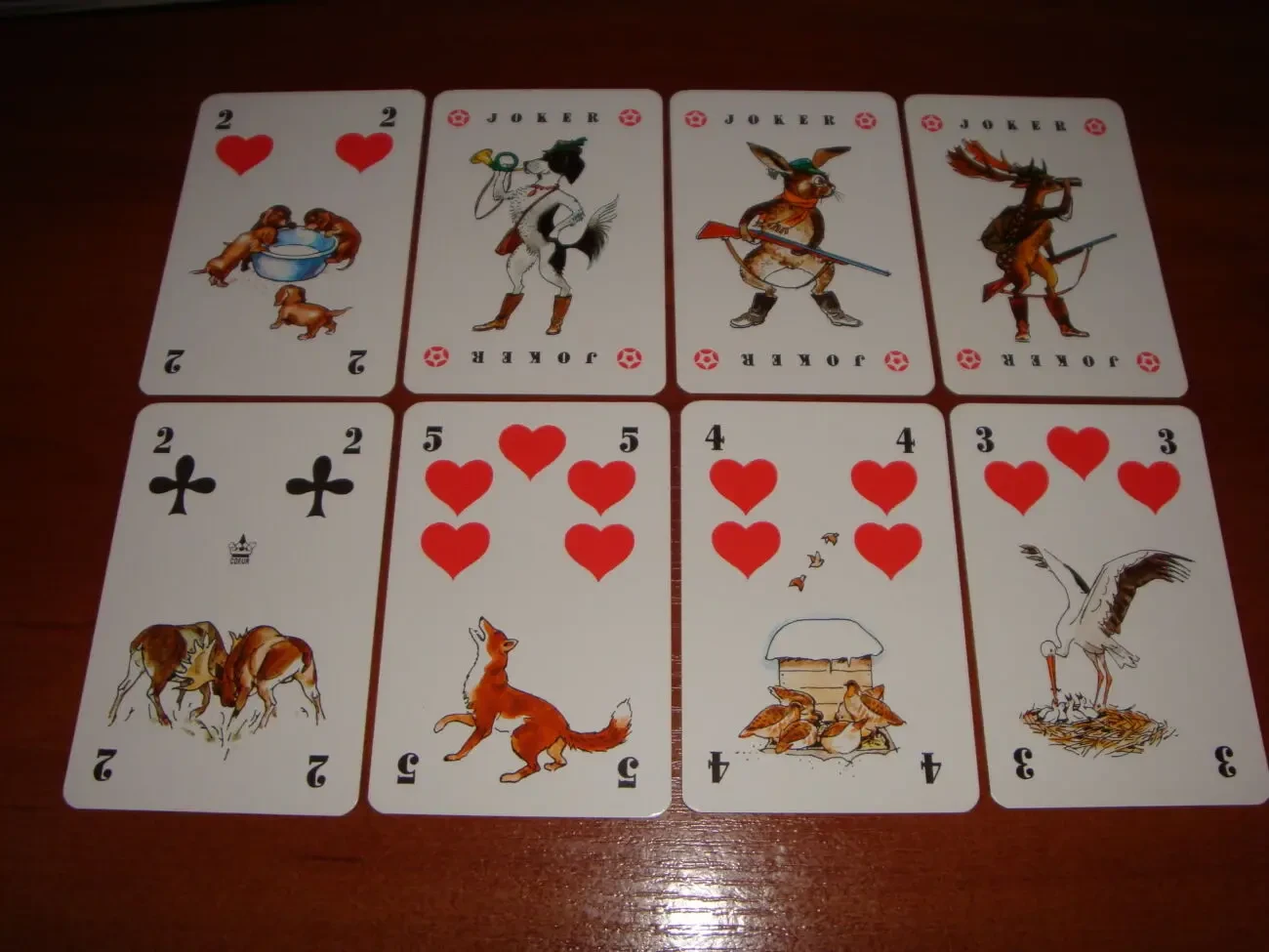 Игральные карты Охотничьи мотивы, 1982 г. 3