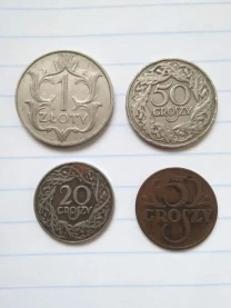 Монети Польщі.