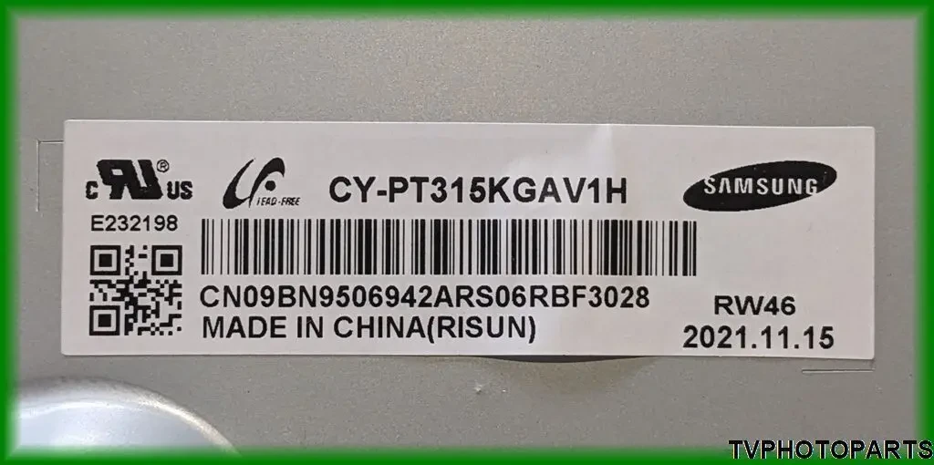 Main Board G55T BN41-02806 BN94-16641A для монітора Samsung C32G55TQWI 6