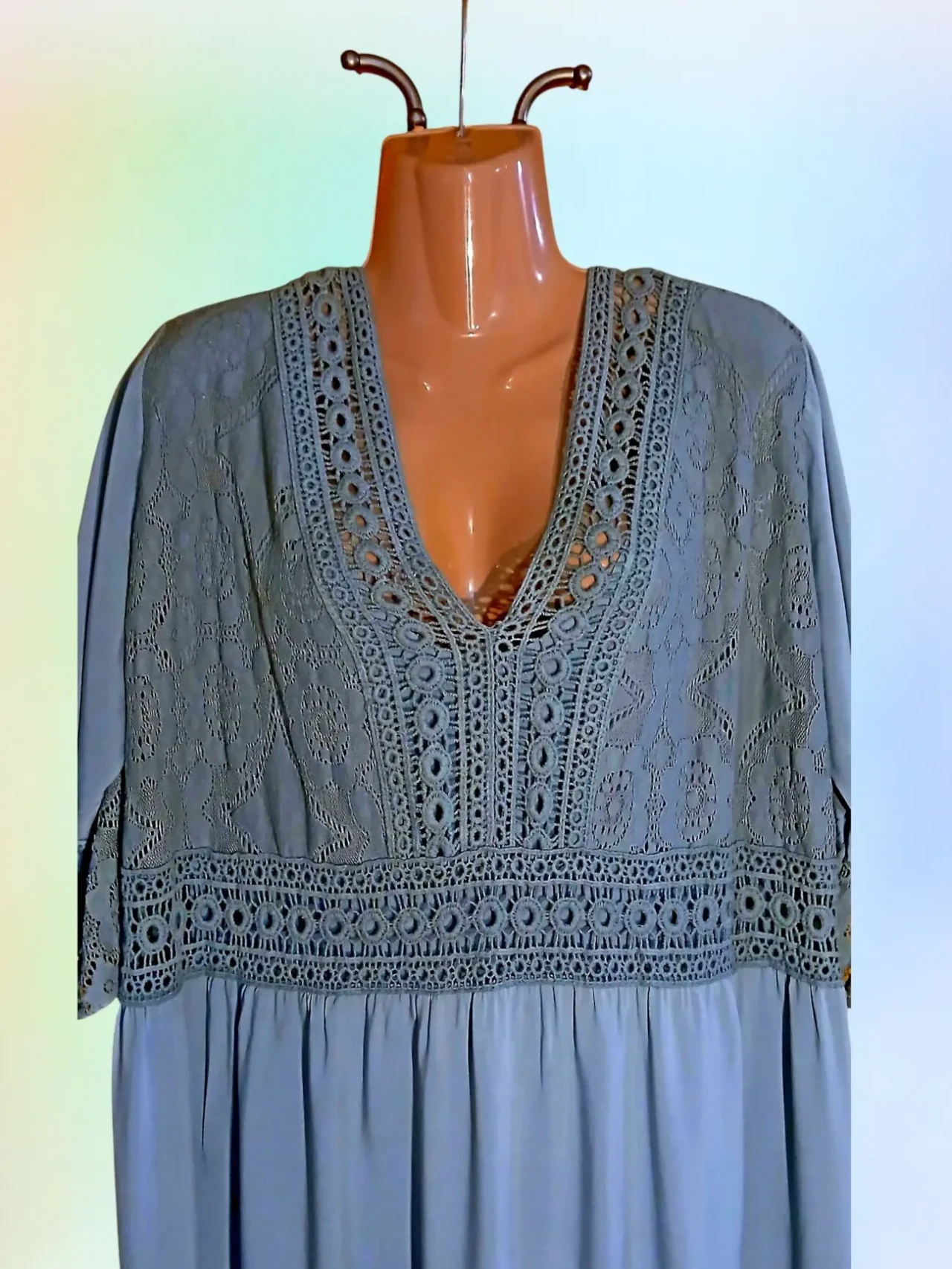 Сукня ошатна з мереживом на підкладці 4