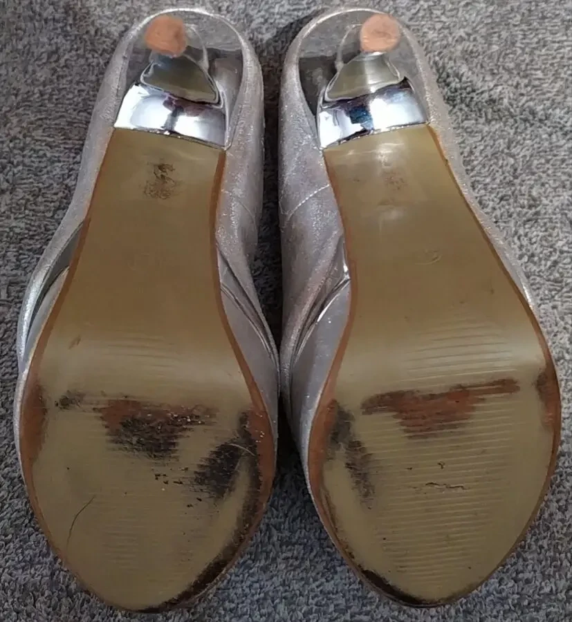 Туфли серебристые CREEBELLE 4