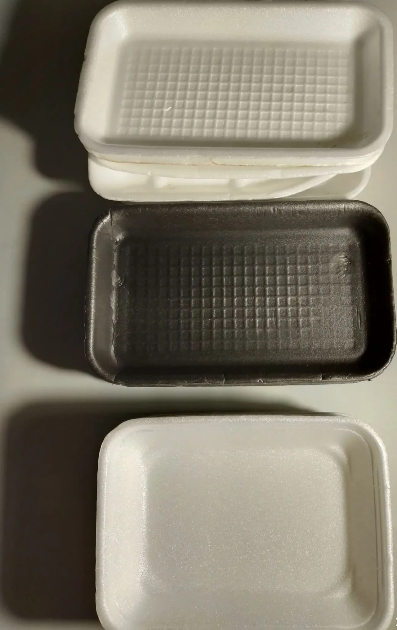 Лоток одноразовый пластик для фасовки продуктов 50 штук набор