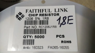 Smd резисторы (чип резисторы) 1206 и 0805 точность 5% цена за 10шт.