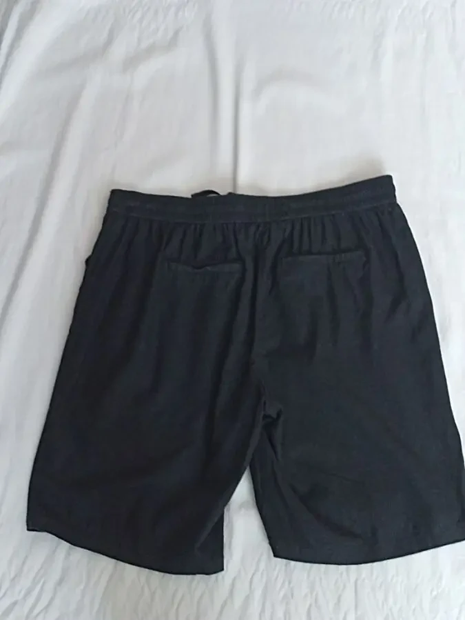 George Льняные женские шорты черные 16 на 50-52 4