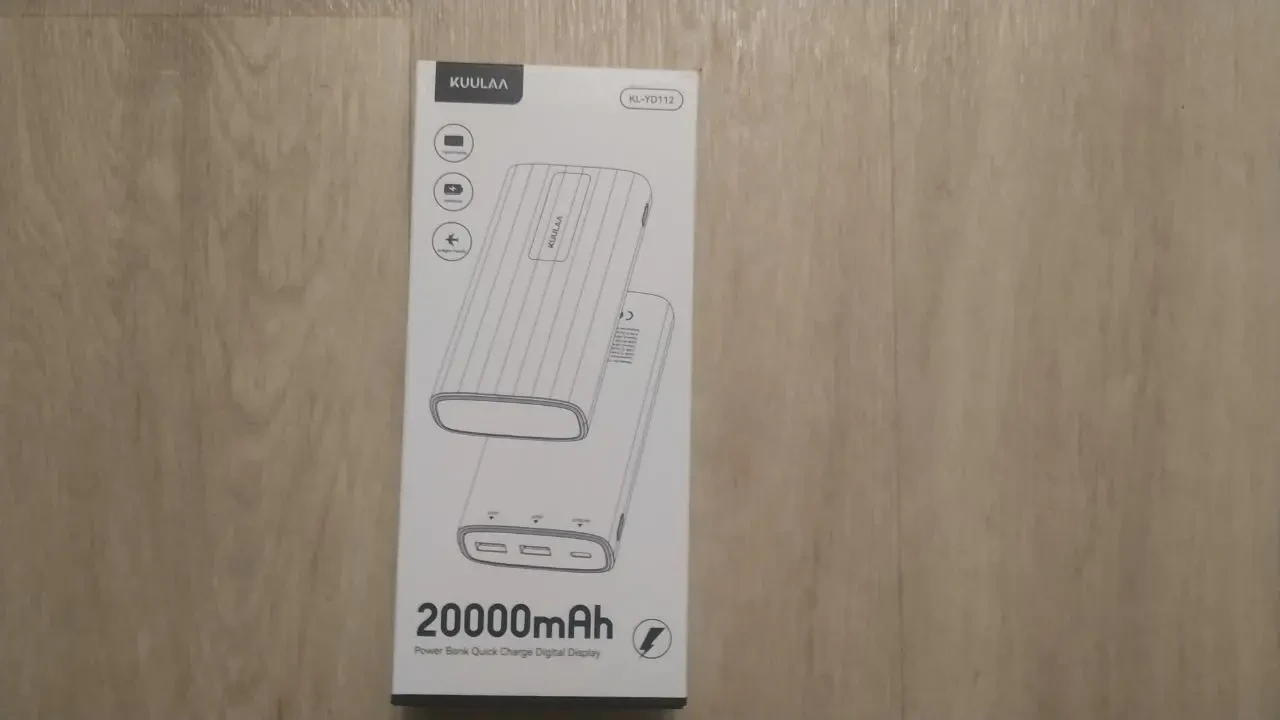 Power bank, павербанк KUULAA 20000mAh швидка зарядка