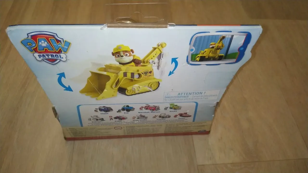 Paw Patrol Rubble, щенячий патруль Кремез 3