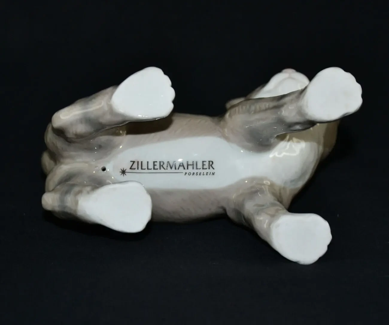 Винтажная белая фарфоровая фигурка кота Zillermahler Реалистичная улы 2