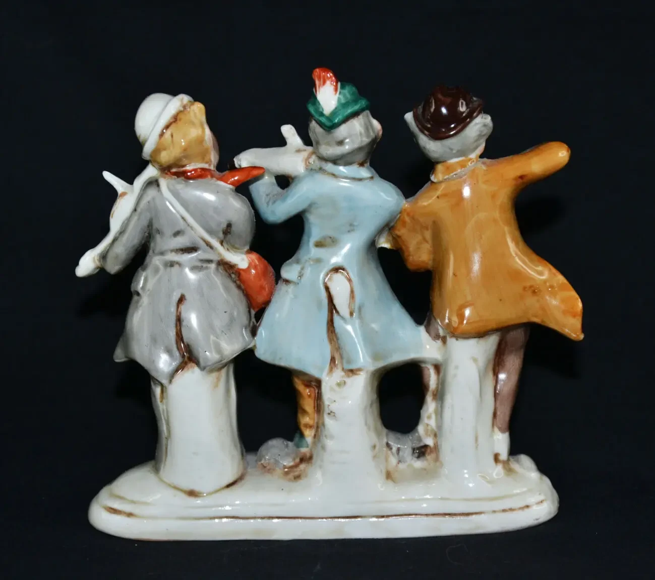 Статуэтка Уличные музыканты фарфор Германия 4