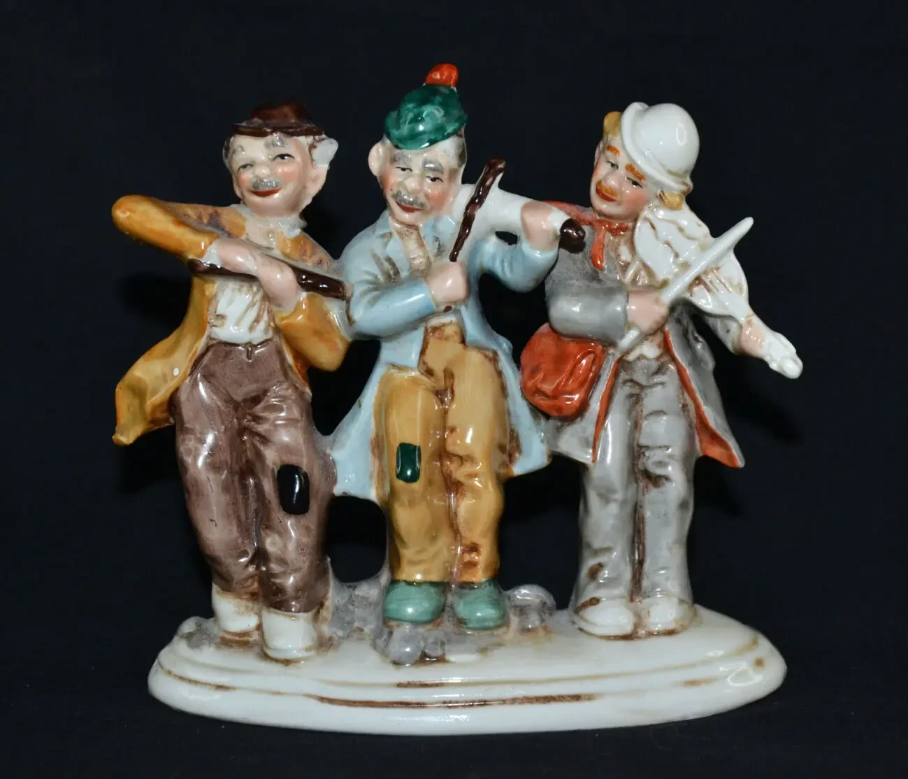 Статуэтка Уличные музыканты фарфор Германия