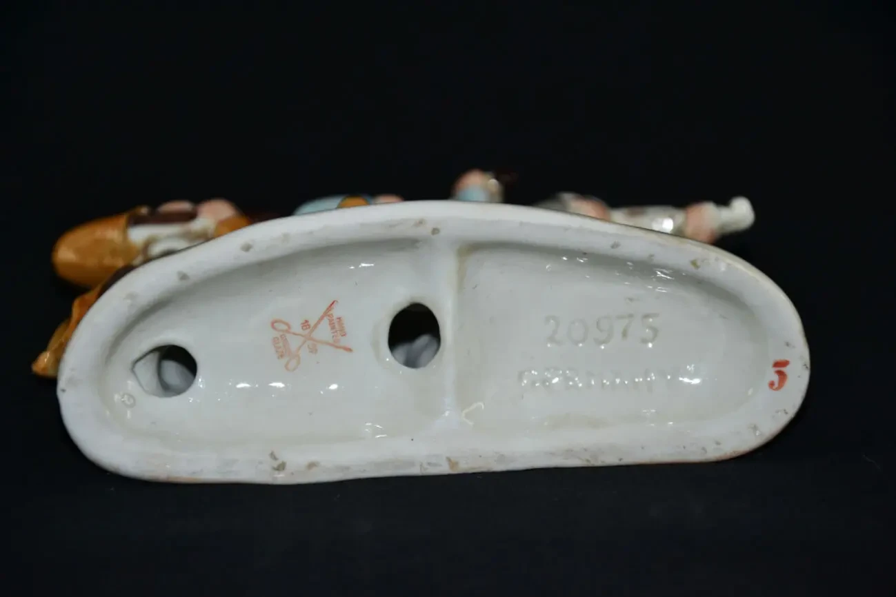 Статуэтка Уличные музыканты фарфор Германия 3